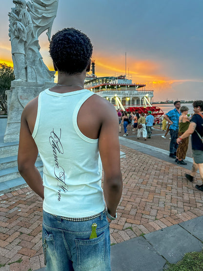 "Cursive" Tank Top